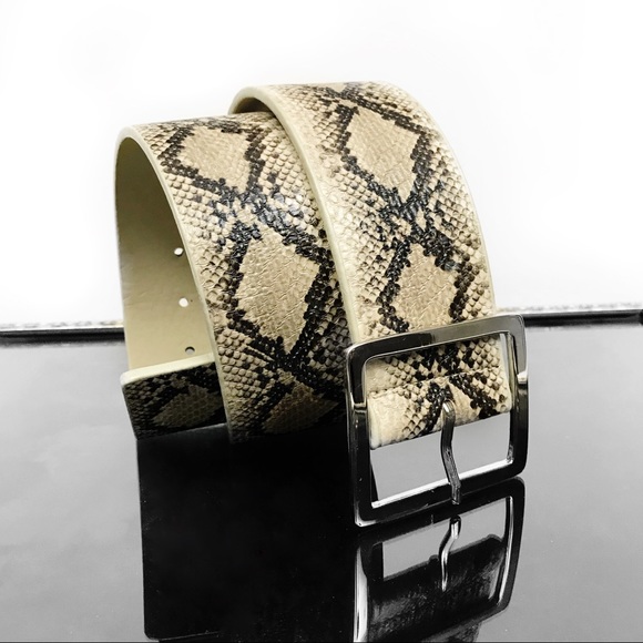 New York & Company Accessories - New York & company snake print faux leather belt